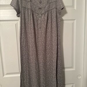 croft & barrow Gray Floral Lace-Trim Camisole